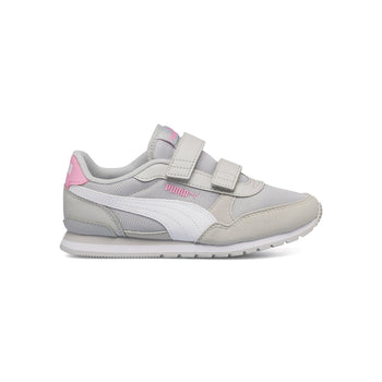 Sneakers grigie da bambina con dettagli rosa Puma ST Runner v3 Mesh V Inf, Brand, SKU s343000084, Immagine 0